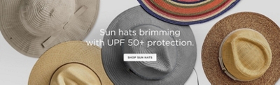 Sun hats brimming with UPF 50+ protection. Shop Sun Hats