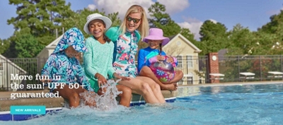 More fun in the sun! UPF 50+ guaranteed. New Arrivals