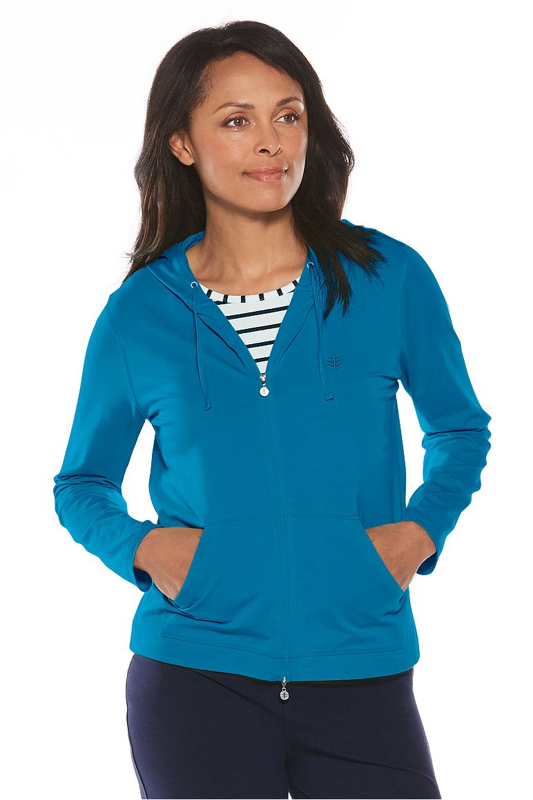 Womens Seaside Hoodie UPF 50+: Sun Protective Clothing - Coolibar