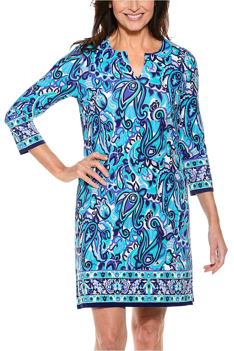 Oceanside Tunic Dress: Sun Protective Clothing - Coolibar