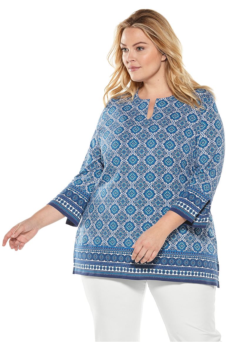 Women's Plus Size UPF 50 Shirts, TShirts, Tunics and Beach Wear Sun