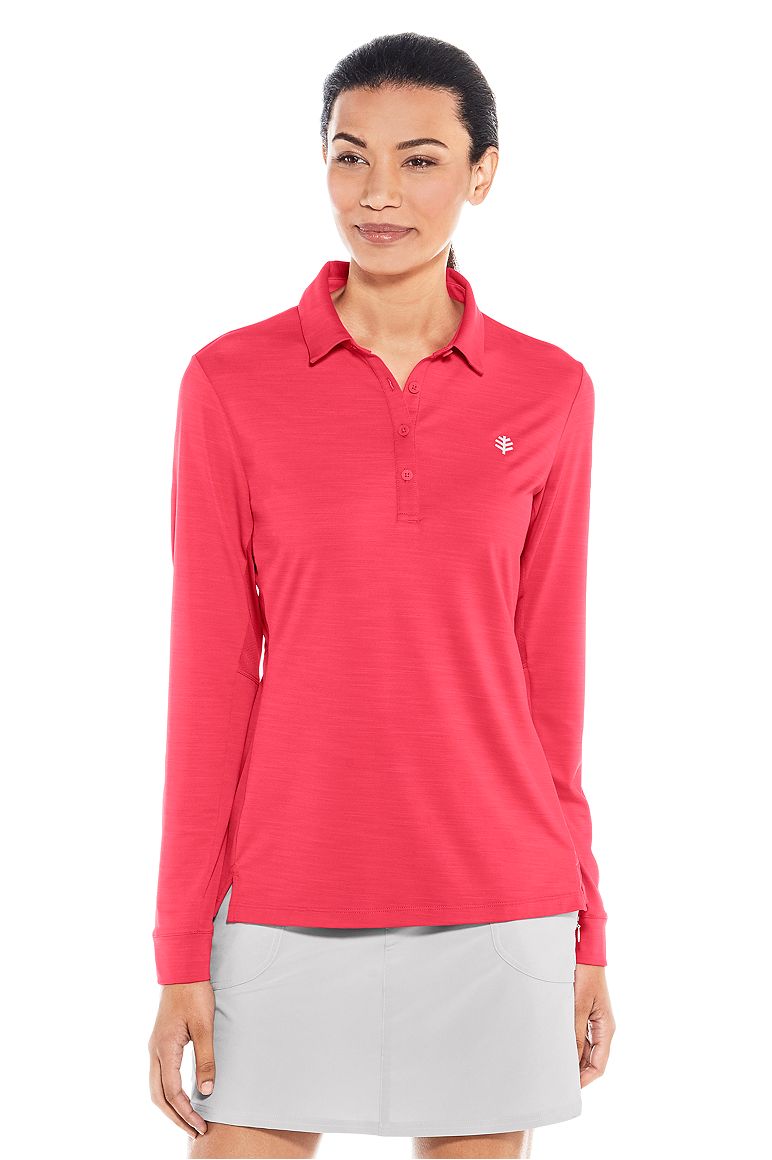 Women's UV Long Sleeve Polo Shirts: Sun Protection Clothing - Coolibar