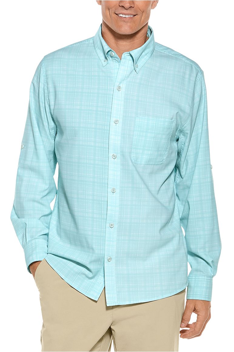 Men's Spencer Chambray Shirt UPF 50+ Sun Protective Clothing Coolibar