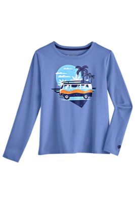 Boy's Coco Plum Everyday Long Sleeve Graphic T-Shirt UPF 50+