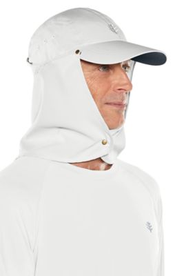 tennis hat with neck flap