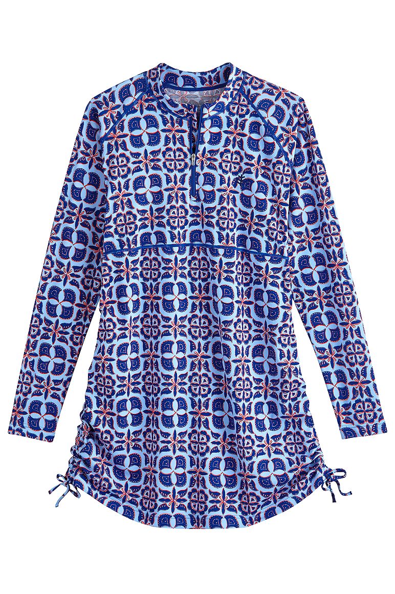 coolibar ruche swim shirt