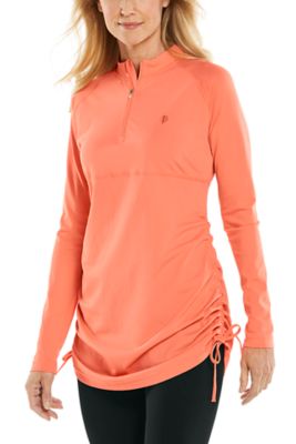 coolibar ruche swim shirt