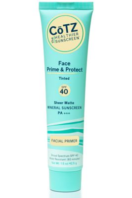 cotz face prime & protect tinted spf 40