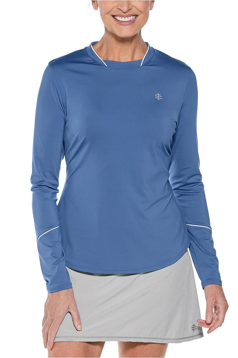 Women's Long Sleeve Match Point Tee UPF 50+ Sun Protective Clothing