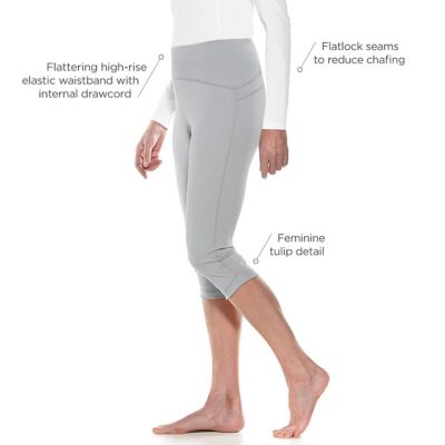 Купить Купальник Coolibar UPF 50+ Женские тюльпаны Swim Capris, цена 3 290  руб — (225241735982)